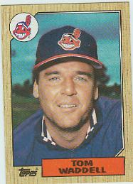 1987 Topps Baseball Cards      657     Tom Waddell